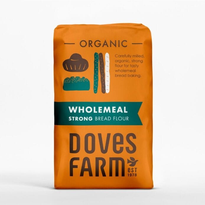 Doves Farm Organic Strong Wholemeal Bread Flour – 1.5kg