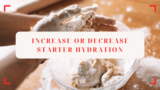 When to increase or decrease your sourdough starter hydration