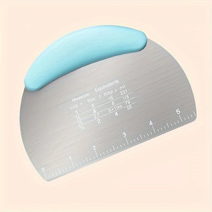 Stainless Steel Bench Scraper – Dough Shaping & Cleanup Tool