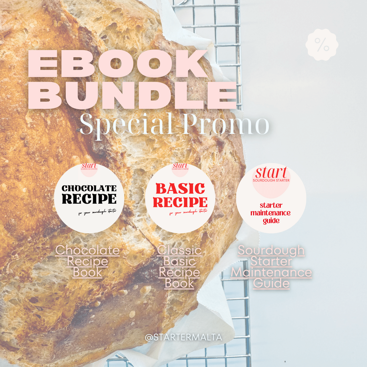 🎁 Bundle: The Ultimate Sourdough Starter Pack | 3 Digital PDFs